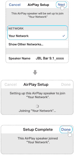 JBL 9.1 Soundbar Manual | ManualsLib - Home Network Airplay Security Setup