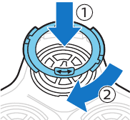 Replacing the shaving heads Step 5