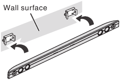 Installing the sound bar