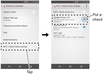 Writing the NFC Tag Data Step 1