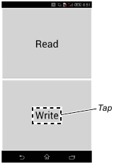 Writing the NFC Tag Data Step 10