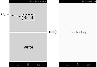 Writing the NFC Tag Data Step 14