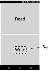 Writing the NFC Tag Data Step 3