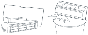 Routine Maintenance Dustbin and Filter Step 2