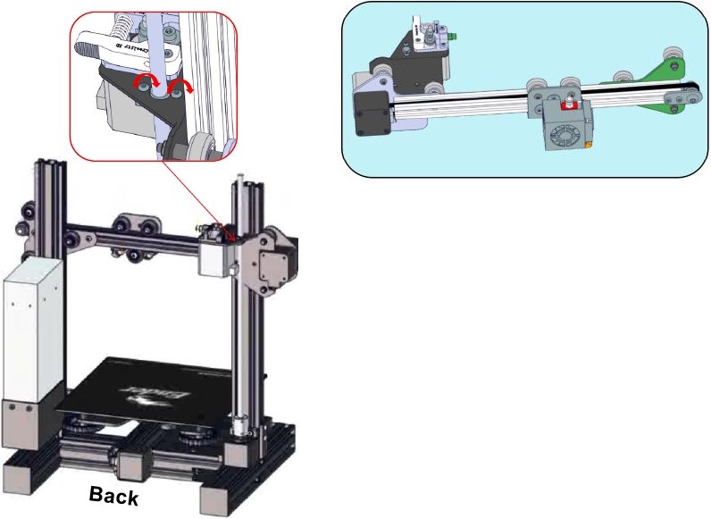 X, Z bearing assembly