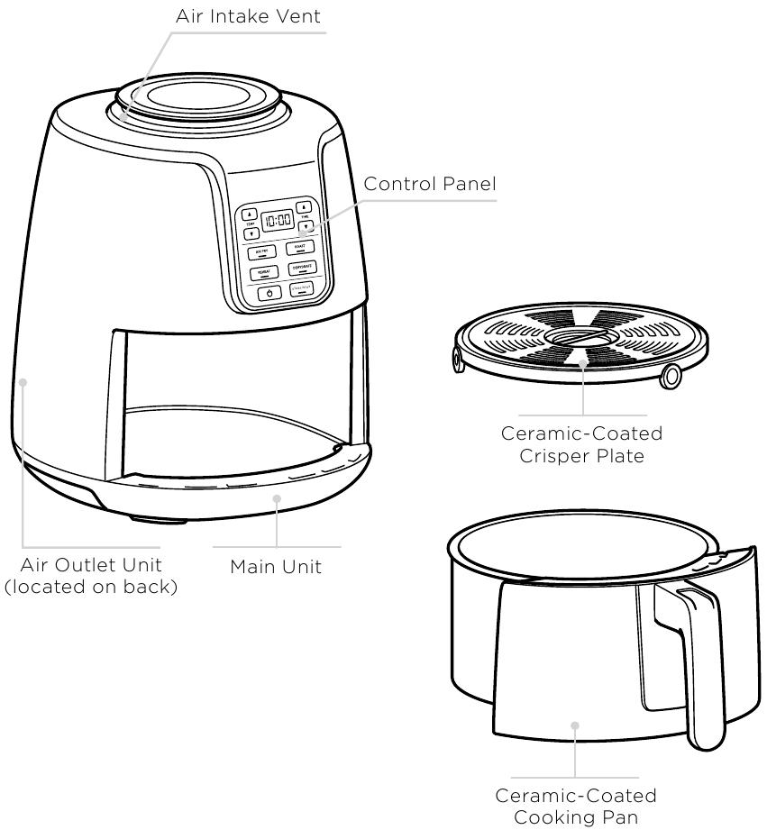 NINJA Air Fryer AF100UK Series Manual ManualsLib