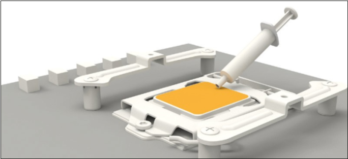 Intel: LGA 1700-Mounting brackets installation -Step 2