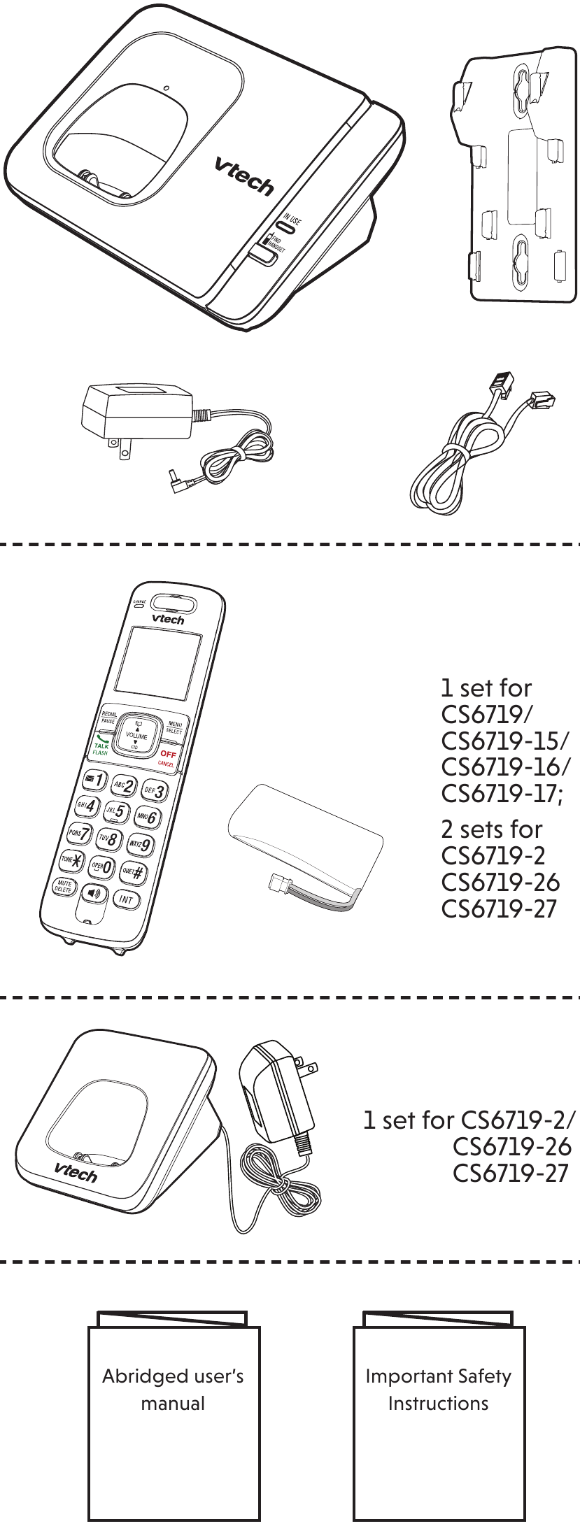 VTech CS6719 DECT 6.0 Cordless Telephone Manual ManualsLib