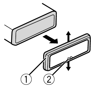 Removing the unit - Step 1