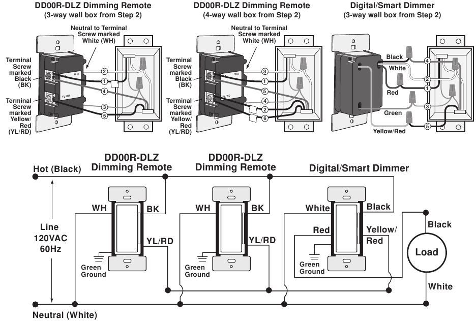 Leviton D26hd 3-way Wiring Diagram