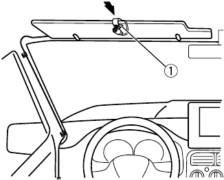 Install Microphone on the Sun Visor - Step 2