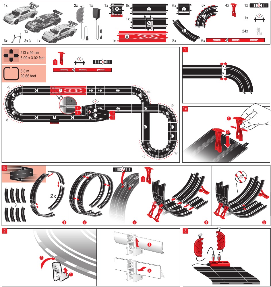 Carrera GO!!! / Digital 143 – Chicanes Piles De Pneus 1:43 – Accessoire Circuit
