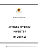 PSC Solar 10KW User Manual