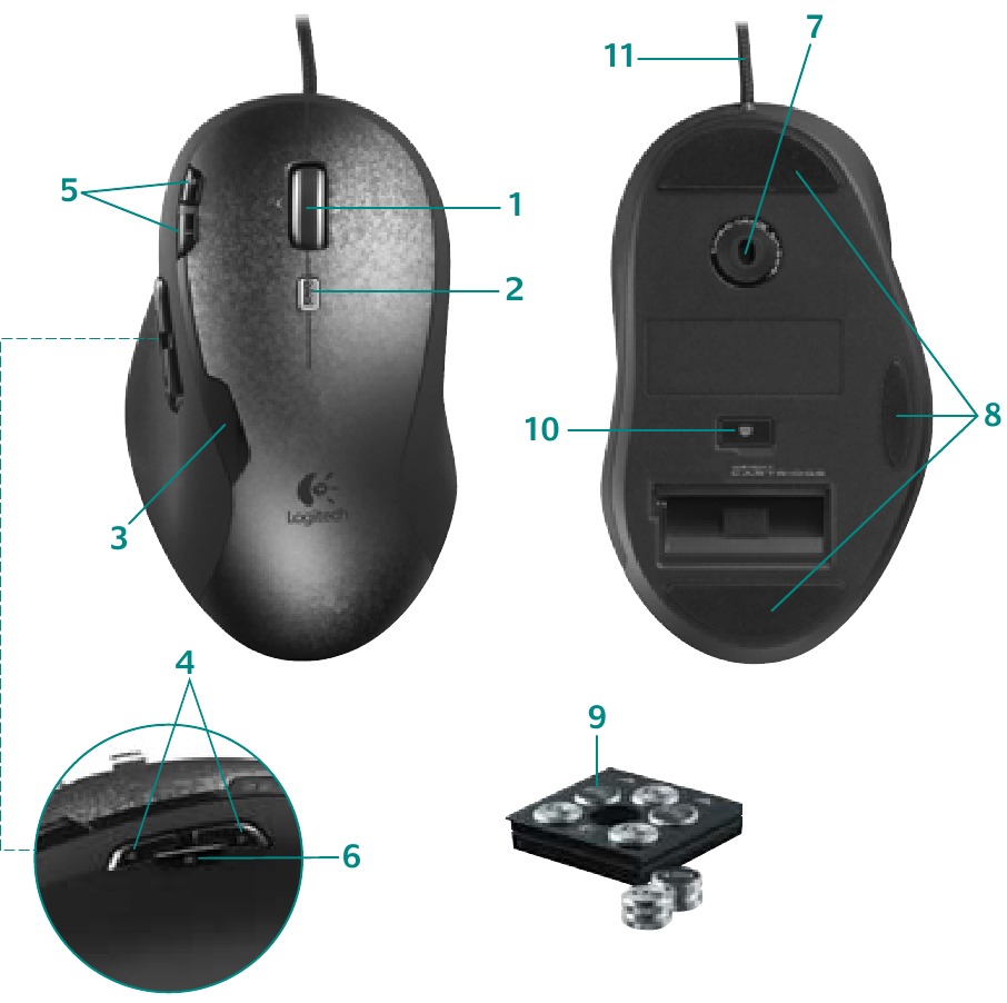 Logitech G500 Gaming Mouse Manual ManualsLib