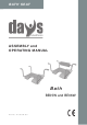 Days BE05W Assembly And Operating Manual