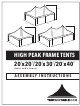 Tentandtable.com 716 832-TENT Assembly Instructions Manual