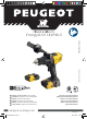 PEUGEOT EnergyDrill-18VPBL3 Original Manual Translation