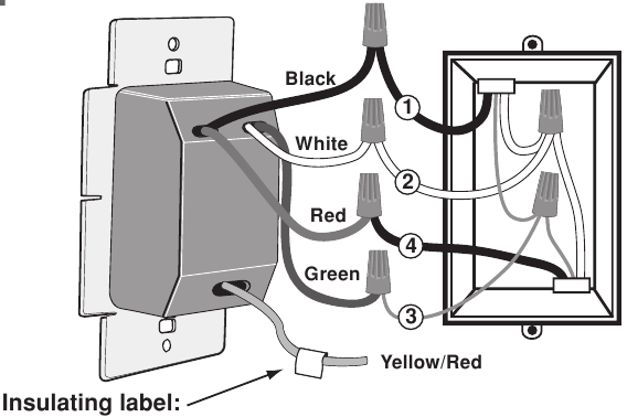 Leviton Vizia RF + VRMX1-1L Dimmer Installation Instructions | ManualsLib