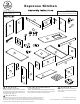 KidKraft Espresso Kitchen 53295 Assembly Instructions Manual