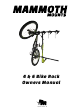 MAMMOTH MOUNTS 4 Bike Rack Owner's Manual