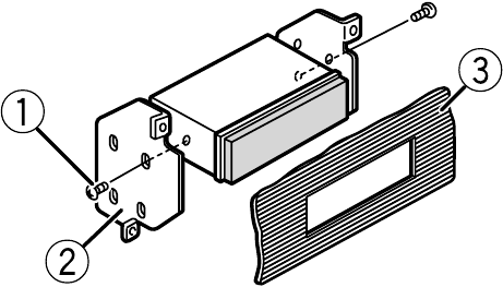 DIN Mount Installation when not Using the Mounting Sleeve - Step 2