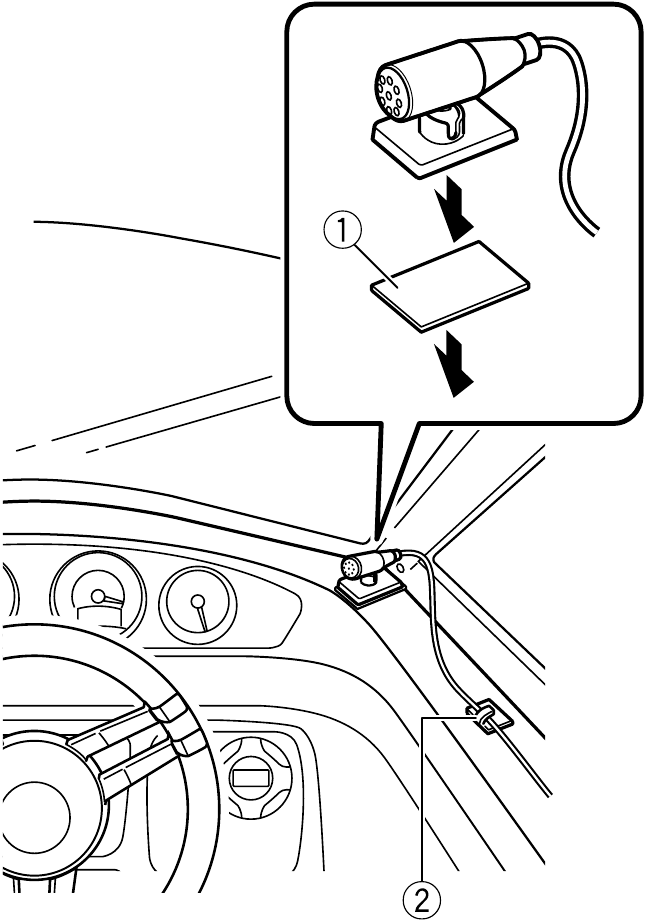 Installing the Microphone - Step 2