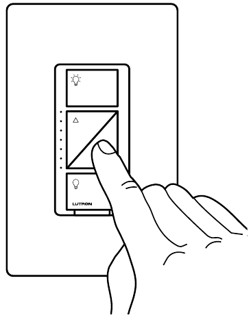 Pairing the dimmer and Pico remote control - Step 3