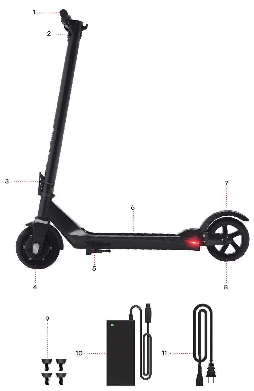 JETSON JELEM2 BLK Element Pro Folding Electric Scooter Manual ManualsLib