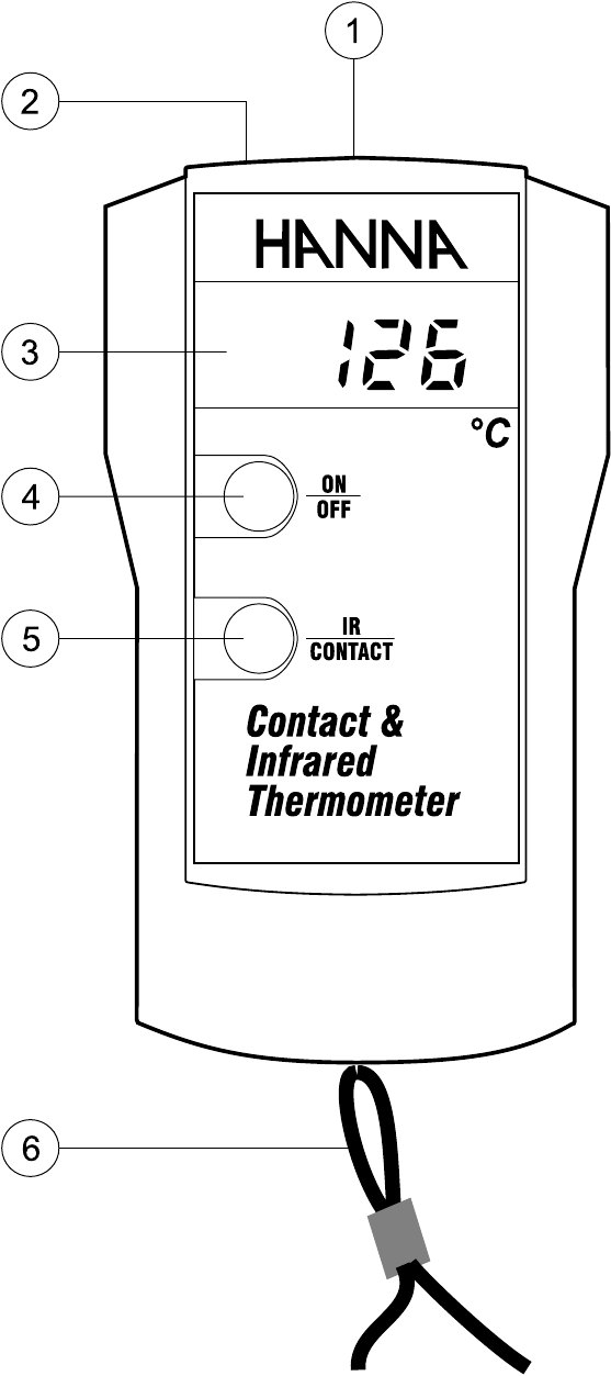 Hanna Infrared Thermometer for The Food Industry - HI99551-10