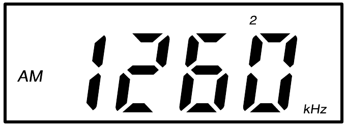 Presetting a station