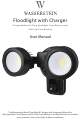 Wasserstein Floodlight with Charger User Manual