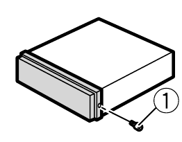To secure the front panel - Overview