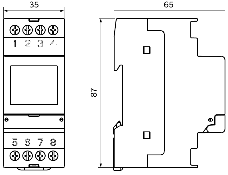 Mounting - Dimensions