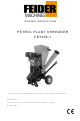 Feider Machines FBT400-1 Original Instructions Manual