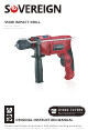 Sovereign YT2115A Original Instruction Manual