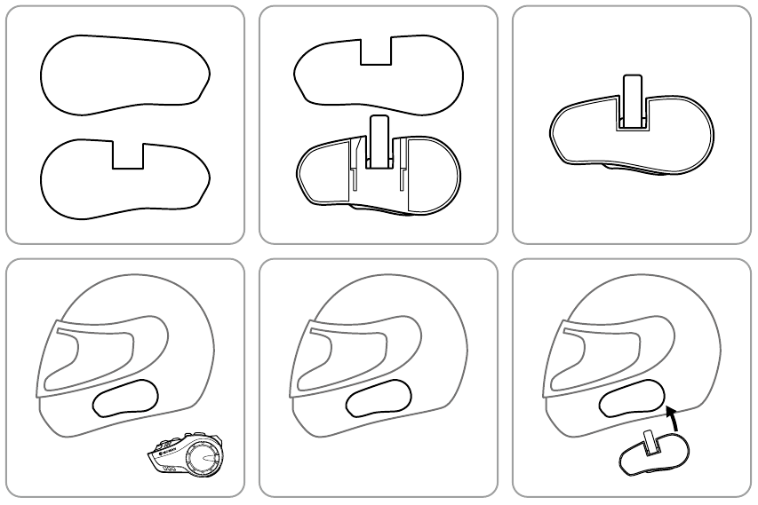 MOMAN H3 - Headset Helmet Intercom Single Pack Manual