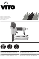 VITO PNEUMATIC STAPLER-NAILER Instruction Manual