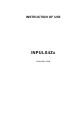 CONTINENTAL EDISON INPULS4Z Series Instructions For Use Manual