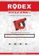 RODEX RPX2410 Instruction Manual