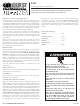 CARQUEST PROFESSIONAL LIFTING 3207 Quick Start Manual