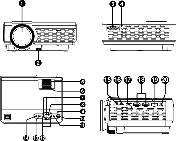 RCA RPJ106 Home Theater Projector With Bluetooth Manual ManualsLib