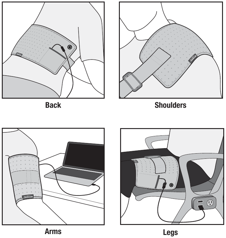 Sunbeam 2100, 2101 GoHeat USB Powered Heating Pad Manual ManualsLib