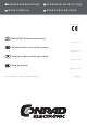 Conrad Electronic 55 12 20 Operating Instructions Manual