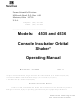 Forma Scientific ThermoQuest 4535 Operating Manual