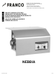 FRANCO NEBBIA Use And Maintenance Manual