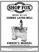 Woodstock SHOP FOX M1109 Owner's Manual
