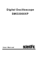 Scientific SMO2000XP User Manual