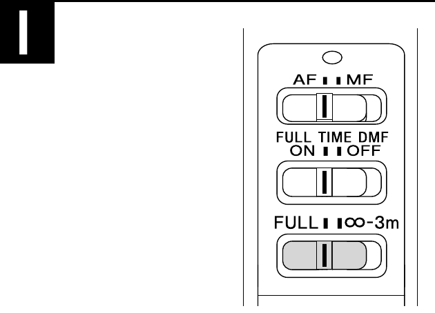  Switching Focus Range (AF range)