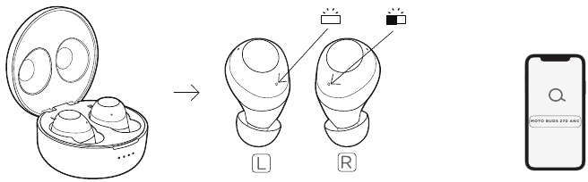 Connecting your earbuds 