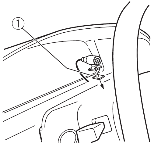 To install on the steering column - Step 2